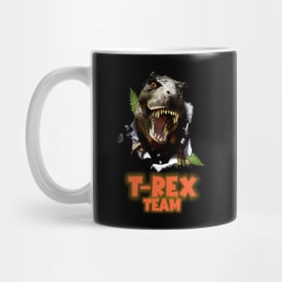 T-Rex Dino Team Jurassic Tyrannosaurus dinosaur - T shirt Mug